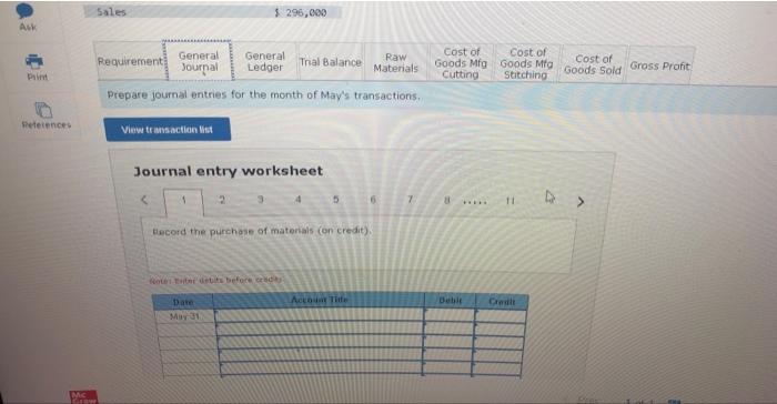 General Journal Ledger That Balance Materials Raw Cost of Goods Mg Cost