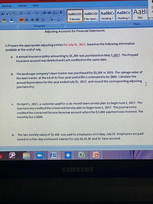 Mailings Review View Paragraph AaBbCcDc AaBbCcDc AaBbC AaBbCc AaBl Normal 1 No