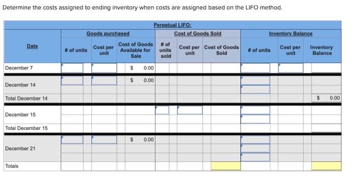 (11-14) [The following information applies to the questions displayed below.] Trey Monson