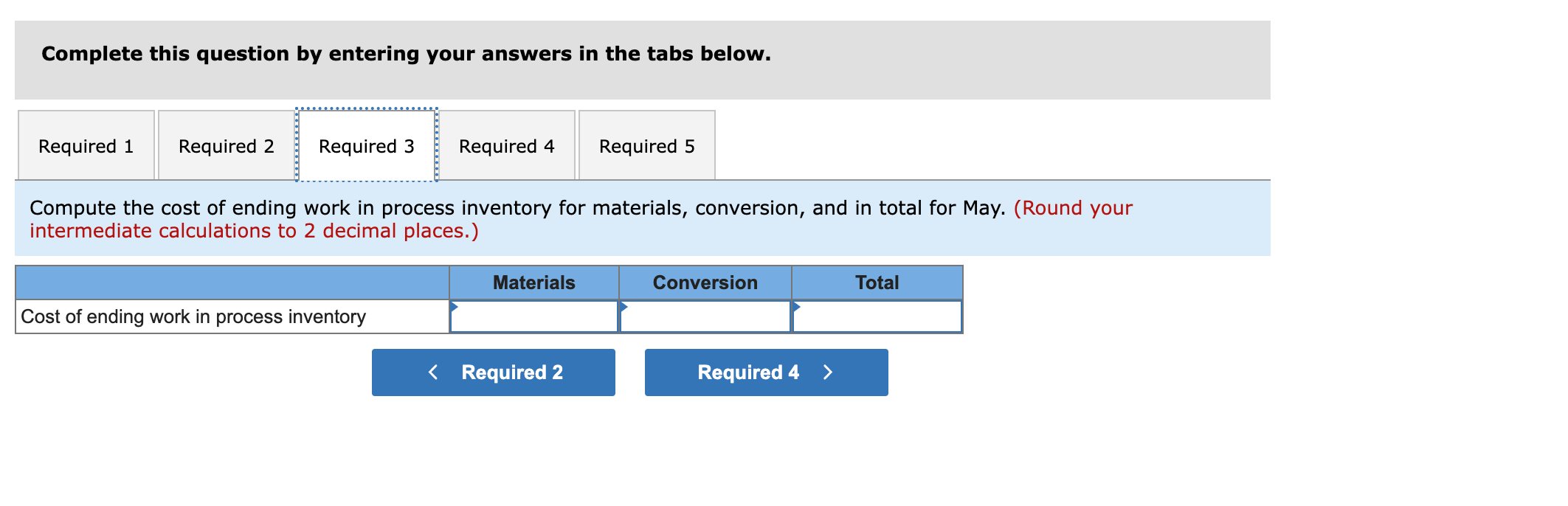 below for May: Production data: Pounds in process, May 1: Pounds started