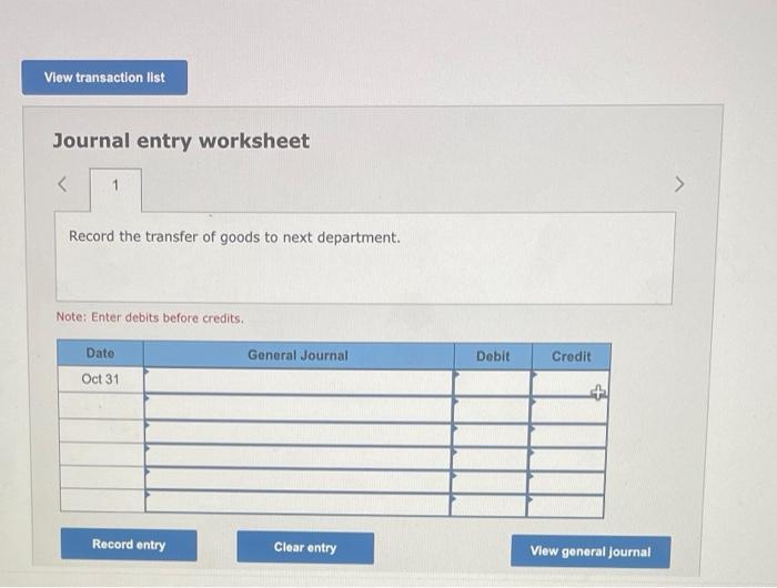 Cutting department, and conversion costs are added evenly throughout each process. The