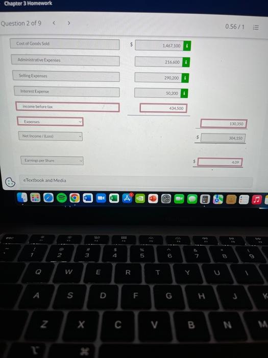 Corporation had net sales of $2.427.100 and interest revenue of $31,500 during