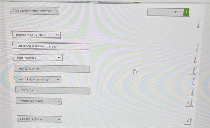 furniture and equipment 6,336 Cost of goods sold 101,712 Rent revenue 27,568