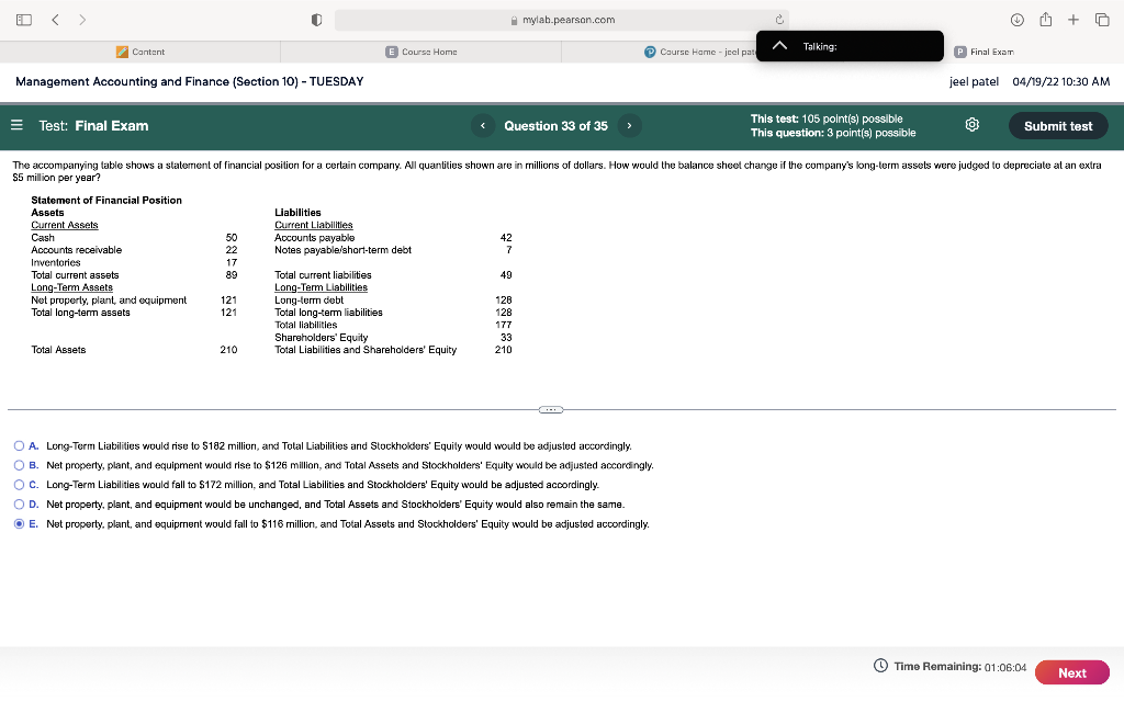 < > Content Management Accounting and Finance (Section 10) - TUESDAY E