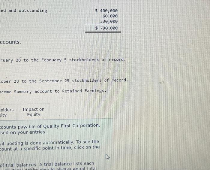 Company reports the following components of stockholders' equity on January 1. Common