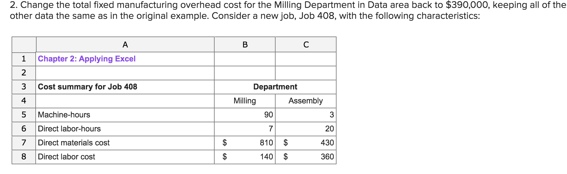 Applying Excel form and enter formulas in all cells that contain question