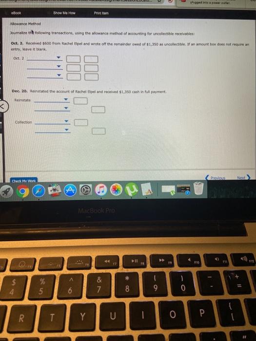 54 plugged into a power eBook Allowance Method Show Me How Print