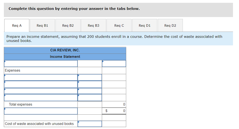 1-5 CIA Review, Inc. provides review courses twice each year for students
