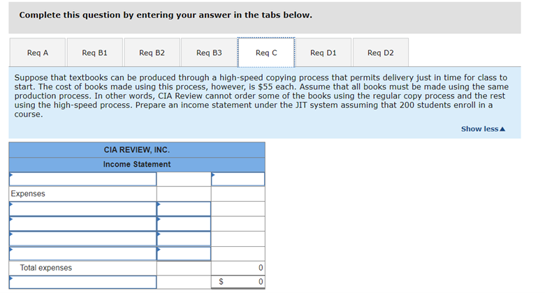 books on the first day of class, CIA Review has books printed