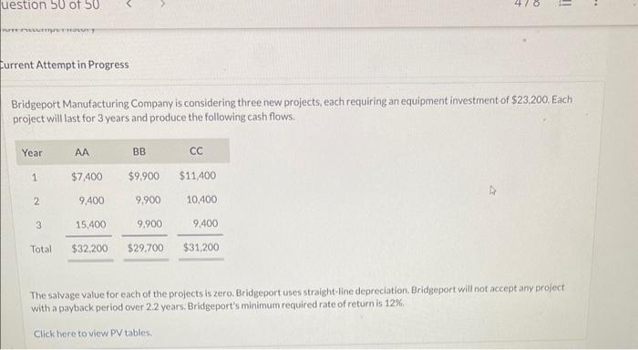 table.) (Round factor values to 5 decimal places, eg. 1.25124 and final