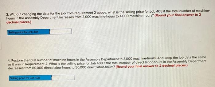 total fixed manufacturing overhead cost for the Milling Department in Data area