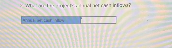investment in equipment with a useful life of five years and no