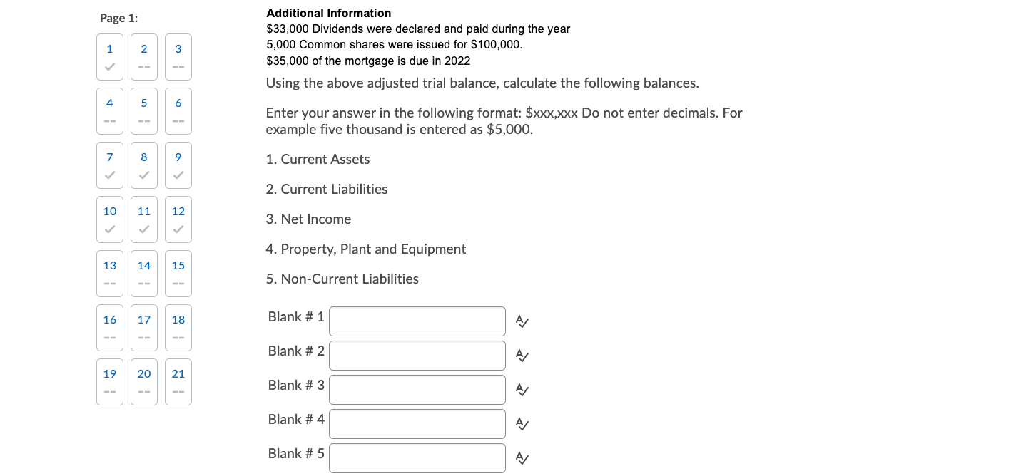 (5 points) The following information is provided for ACME Corporation: ACME Corporation