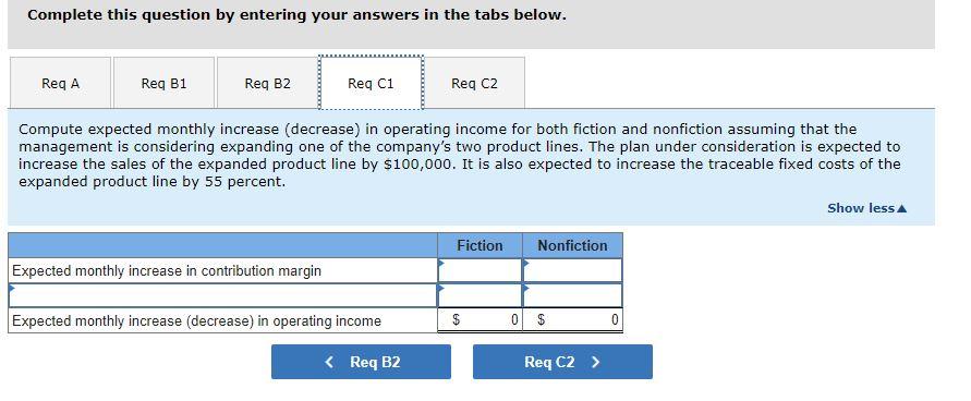 to product lines Product Lines Fiction $ 800,000 60% Nonfiction $ 300,000
