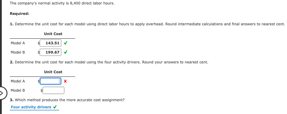 identified the following overhead activities, costs, and activity drivers for the coming