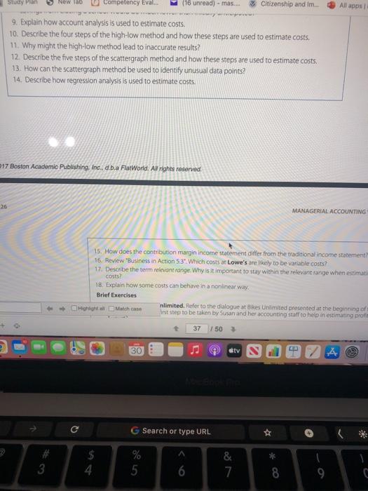 Study Plan New lab Competency Eval... (16 unread) - mas.... Citizenship and