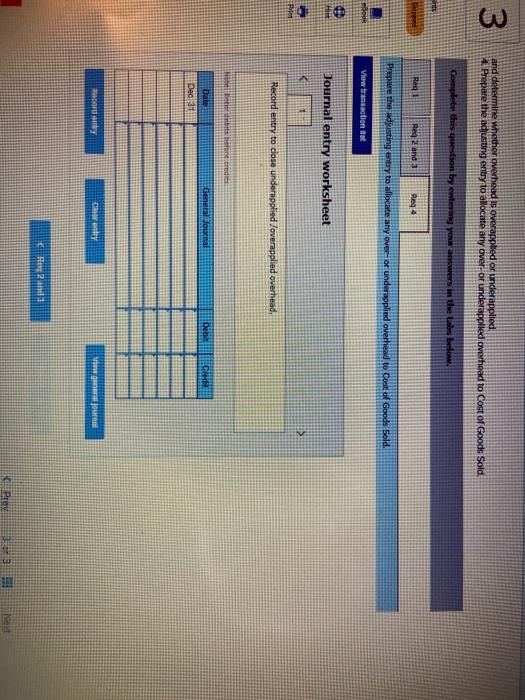 overhead rate for movies produced during the year by using the following