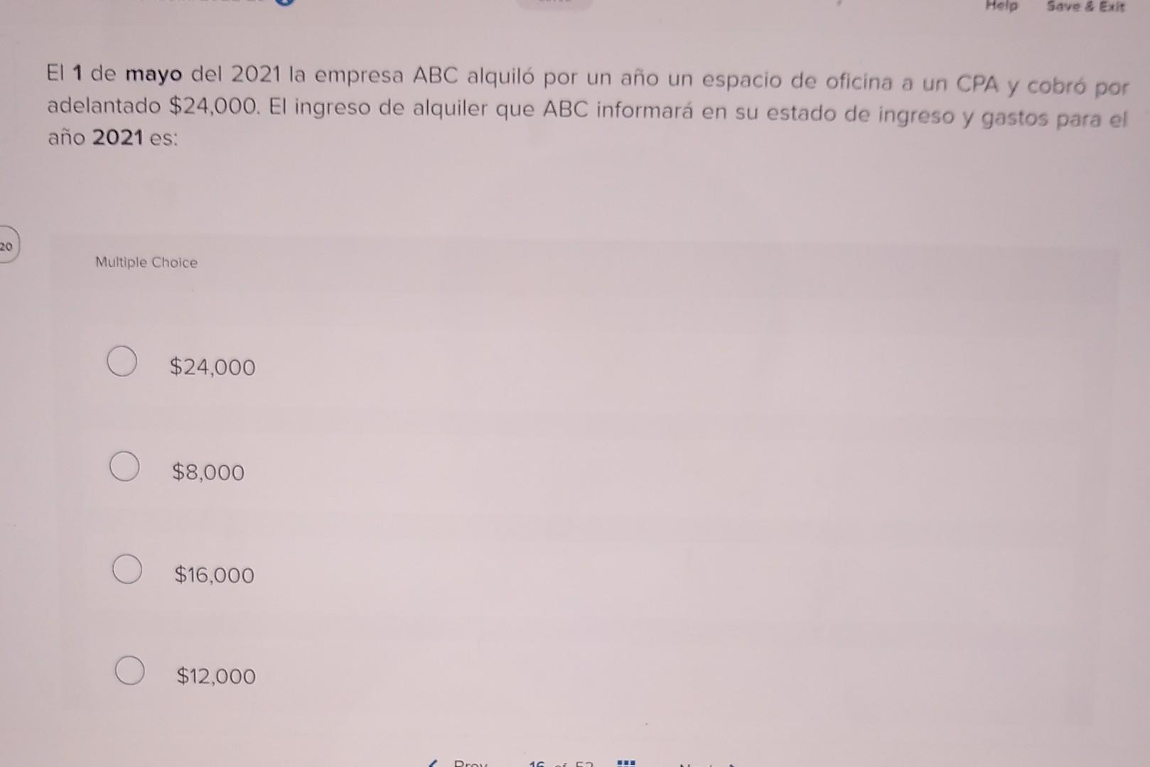 20 Help Save & Exit El 1 de mayo del 2021 la