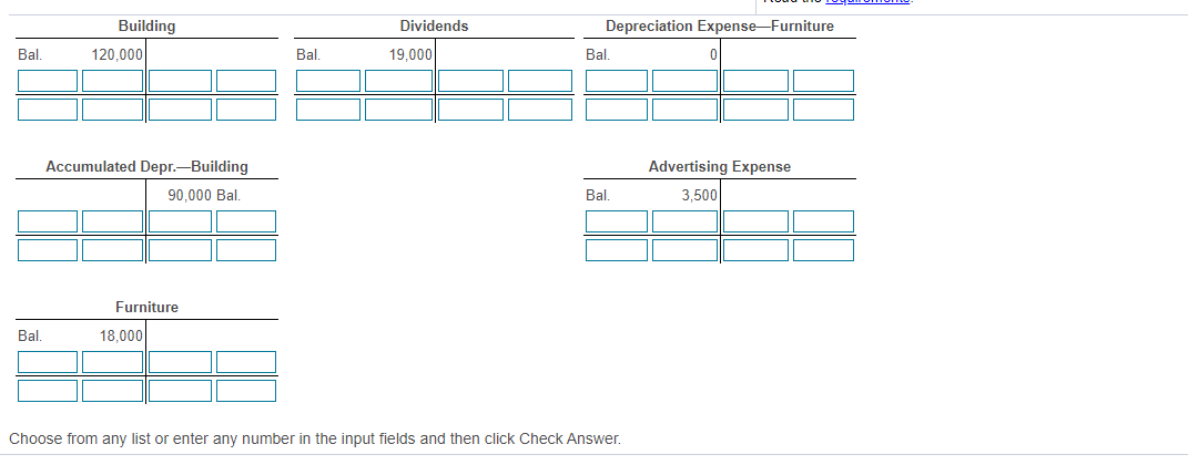 by any of the adjusting entries) on December 31, 2024. Calculate each
