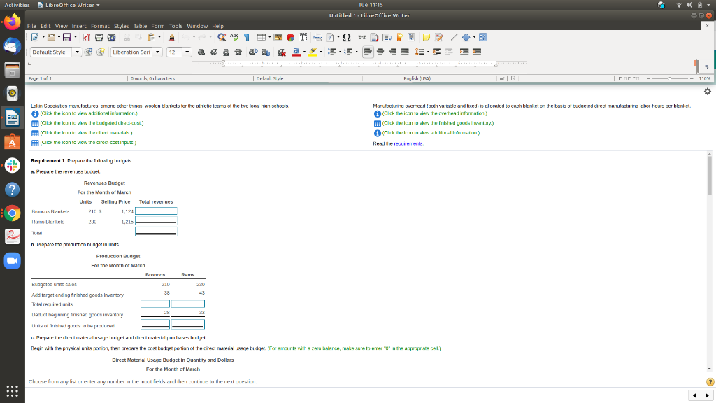 (in thousands) for the McKnight Company: (Click the icon to view the