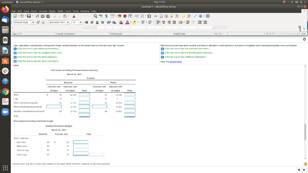 the income statement for 2017. Requirement 1. Prepare a schedule for the