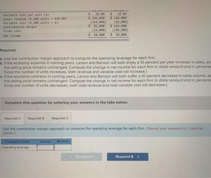 a venture capitalist facing two alternative investment opportunities. He intends to invest