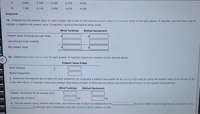 a Service Company The management of Advanced Alternative Power Inc. is considering