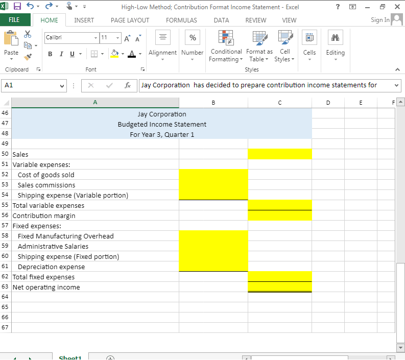 Calibri 4 11 * ' % Paste BIU Alignment Number Conditional Format