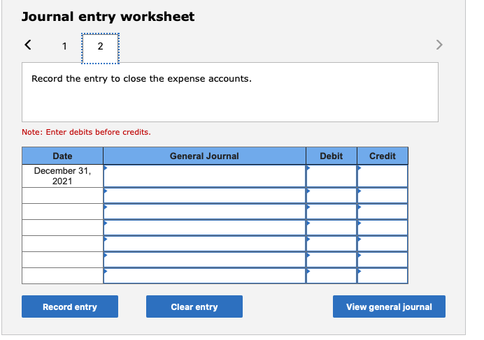 below.] The December 31, 2021, adjusted trial balance for Fightin' Blue Hens