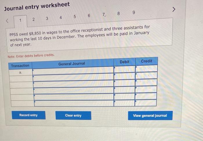 for the year just ended, December 31 of the current year. The