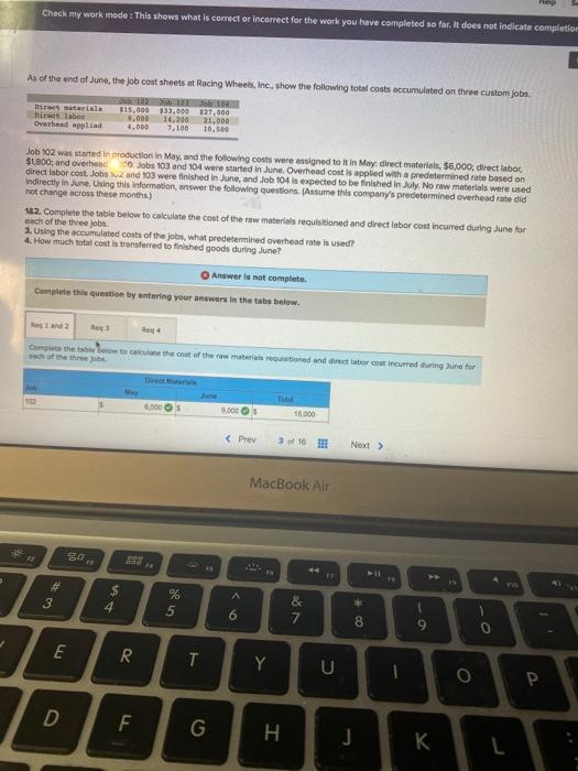 4 Check my work mode: This shows what is correct or incorrect