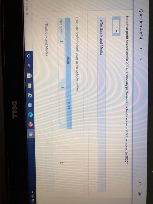 search 2020 2021 Total Units produced 12,000 8,000 20,000 Units sold 10,000