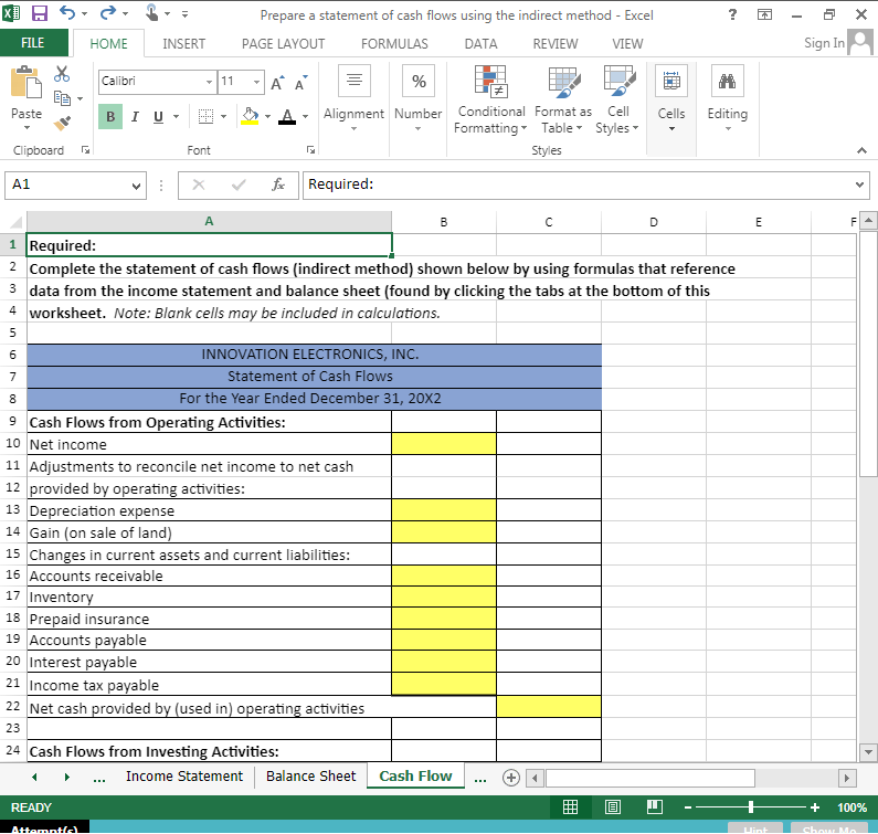 Alignment Number Conditional Format as Formatting Table Styles Cells Editing Font :