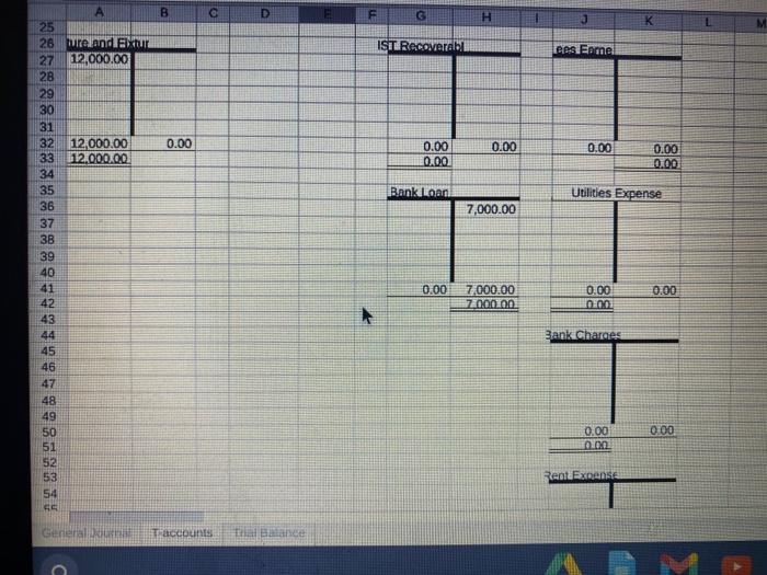 Debit Credit 2000 220 1400 12 000 300 7.000 8320 15 620