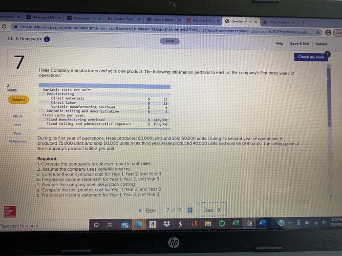 lay d Frewconnect.mheducation.com%252F+/activity/questio eUpd Help Save & Exit Submit and unex Welcome