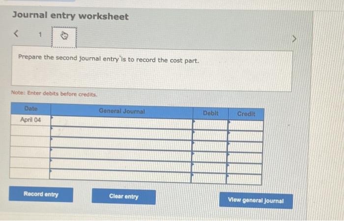 a customer on credit terms of 3/10, n/30. Complete the two journal