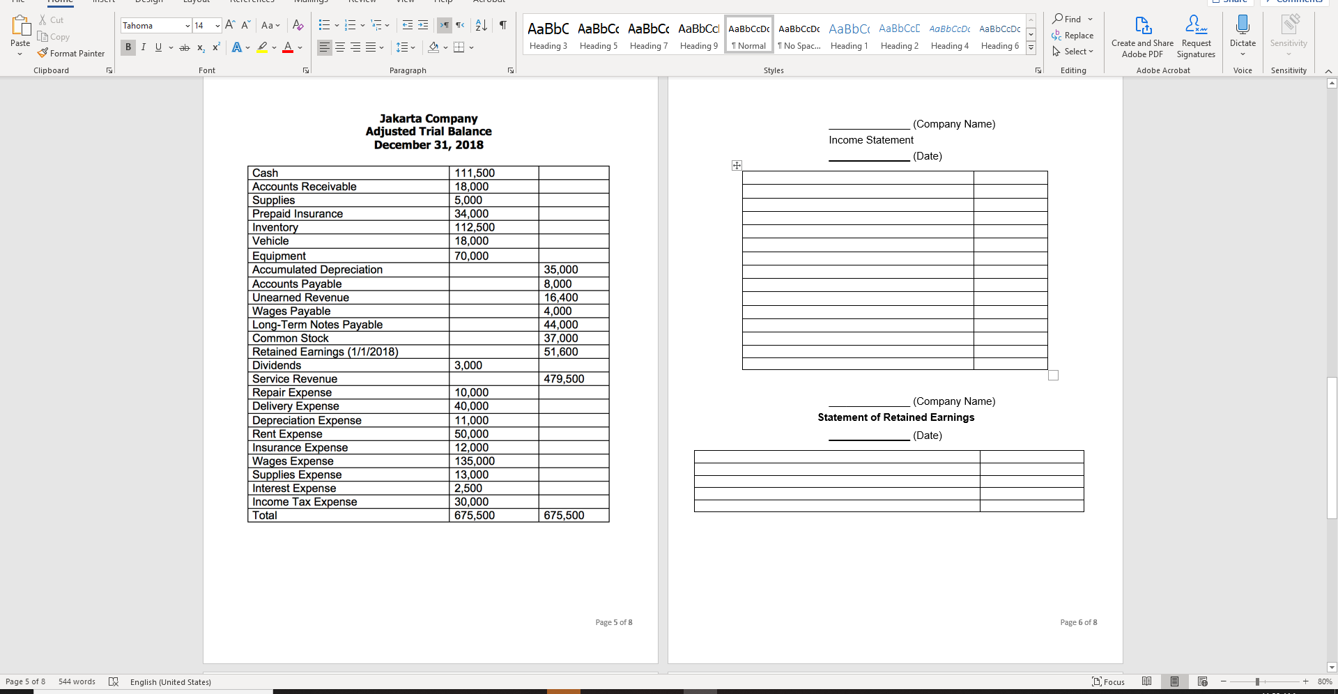 Paste Cut Copy Format Painter Clipboard Tahoma 14 AA Aa Ap BI