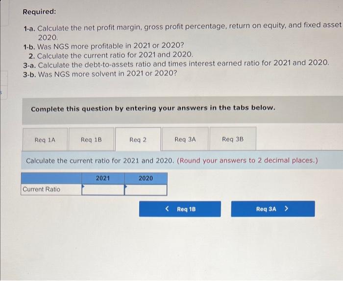 Nicole is curious about her company's performance as she compares its financial