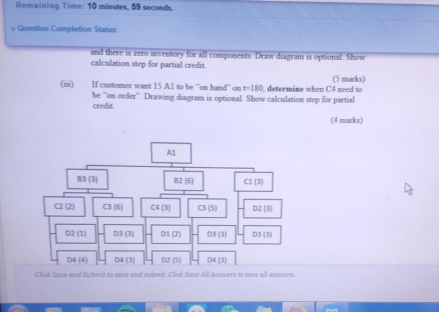 Shown below is Bill of Material. Details regading this BOM is shown