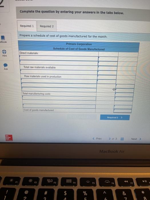 Chapter 3 Hoews Part - Co Savet Primare Corporation has provided the