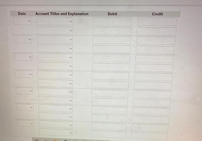 Acosta, interior designer, in her first month of business. (Credit account titles