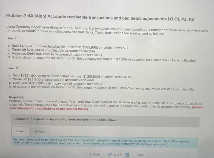 Bad debts are estimated to be 3% of credit sales. b. Bad