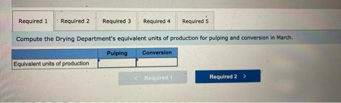 Required 1 Required 2 Required 31 Required 4 Required 5 Compute the