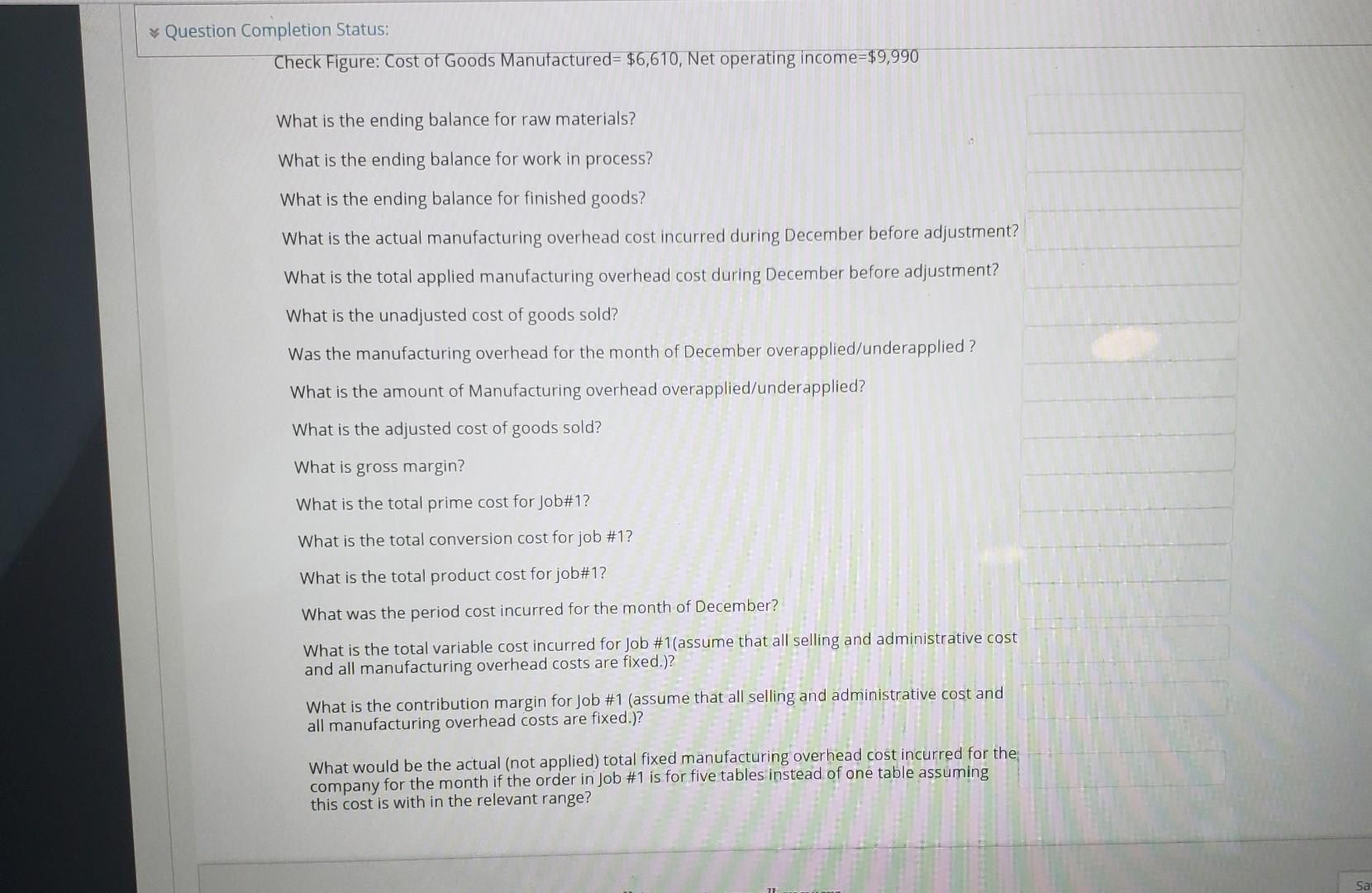 the customer. This month, you have been asked to develop and manufacture