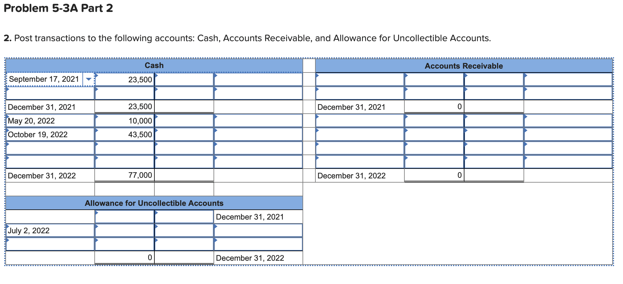 View transaction list View journal entry worksheet No Date General Journal Debit