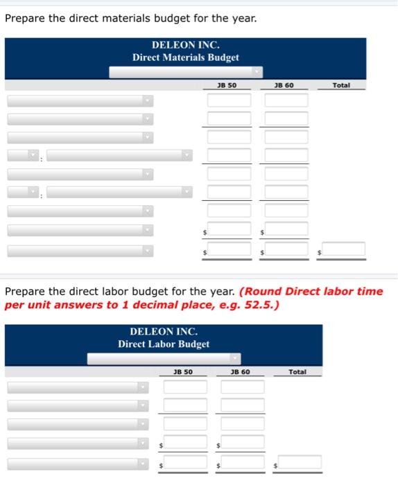 its annual budgets for the year ending December 31, 2020. Accounting assistants