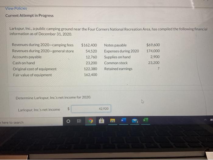 View Policies Current Attempt in Progress Larkspur, Inc., a public camping ground