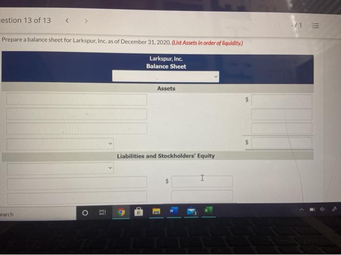 near the Four Corners National Recreation Area, has compiled the following financial