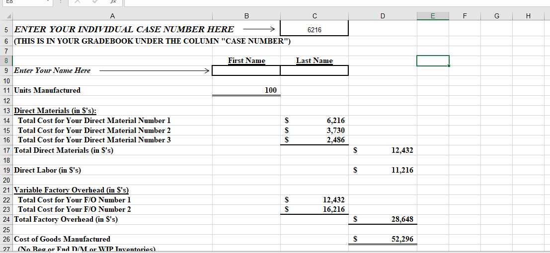A 5 ENTER YOUR INDIVIDUAL CASE NUMBER HERE 6 (THIS IS IN
