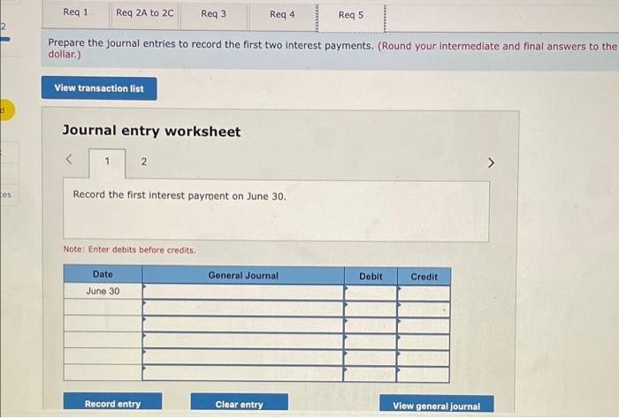 Required: 1. Prepare the January 1 journal entry to record the bonds'